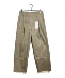 Rich I（リッチアイ）の古着「UNCLE TUCK TAPERED TROUSERS」｜ベージュ