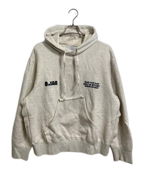Black Weirdos（ブラック ウィドース）Black Weirdos (ブラック ウィドース) リバーシブルスウェットパーカー フーディ グレー サイズ:Lの古着・服飾アイテム