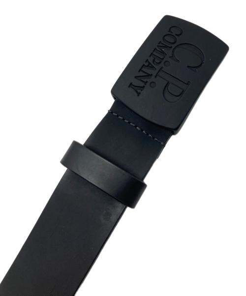 C.P COMPANY（シーピーカンパニー）C.P COMPANY (シーピーカンパニー) レザーベルト　イタリア製 ブラック サイズ:Mの古着・服飾アイテム