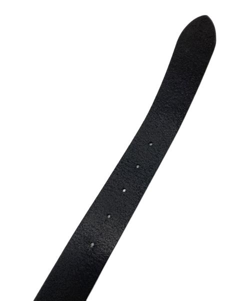 C.P COMPANY（シーピーカンパニー）C.P COMPANY (シーピーカンパニー) レザーベルト　イタリア製 ブラック サイズ:Mの古着・服飾アイテム