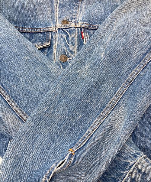 LEVI'S（リーバイス）LEVI'S (リーバイス) 4th デニムジャケット　ボタン裏350 極東工場 ビッグＥ ブルー サイズ:実寸参照の古着・服飾アイテム