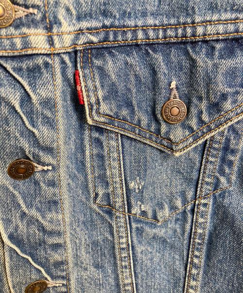 LEVI'S（リーバイス）LEVI'S (リーバイス) 4th デニムジャケット　ボタン裏350 極東工場 ビッグＥ ブルー サイズ:実寸参照の古着・服飾アイテム
