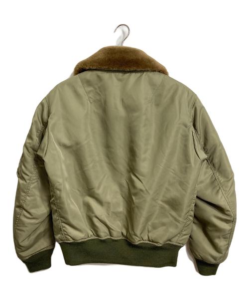 HOUSTON（ヒューストン）HOUSTON (ヒューストン) TYPE B-15B フライトジャケット  アウター　日本製 グリーン サイズ:40の古着・服飾アイテム