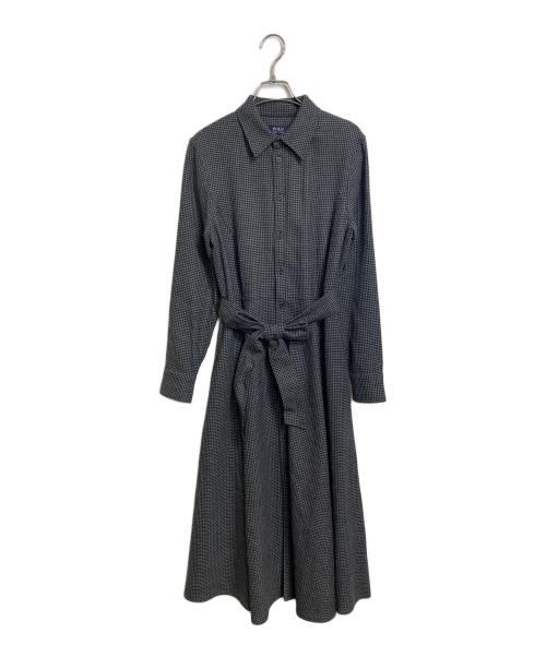 POLO RALPH LAUREN（ポロ・ラルフローレン）POLO RALPH LAUREN (ポロ・ラルフローレン) シャツワンピース グレー サイズ:6の古着・服飾アイテム