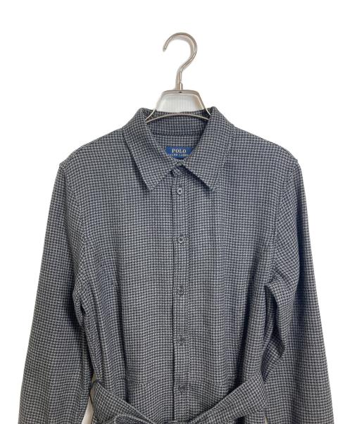 POLO RALPH LAUREN（ポロ・ラルフローレン）POLO RALPH LAUREN (ポロ・ラルフローレン) シャツワンピース グレー サイズ:6の古着・服飾アイテム