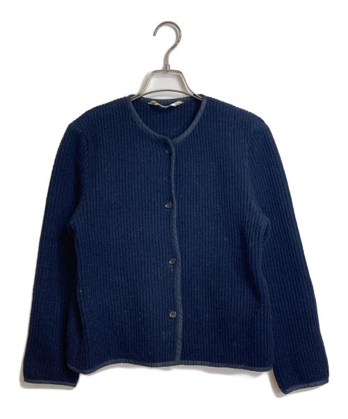 COMME des GARCONS（コムデギャルソン）COMME des GARCONS (コムデギャルソン) 70s～80sウールカーディガン　70年代～80年代 初期タグ ネイビー サイズ:実寸参照の古着・服飾アイテム