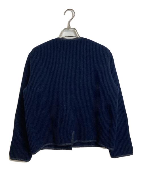 COMME des GARCONS（コムデギャルソン）COMME des GARCONS (コムデギャルソン) 70s～80sウールカーディガン　70年代～80年代 初期タグ ネイビー サイズ:実寸参照の古着・服飾アイテム