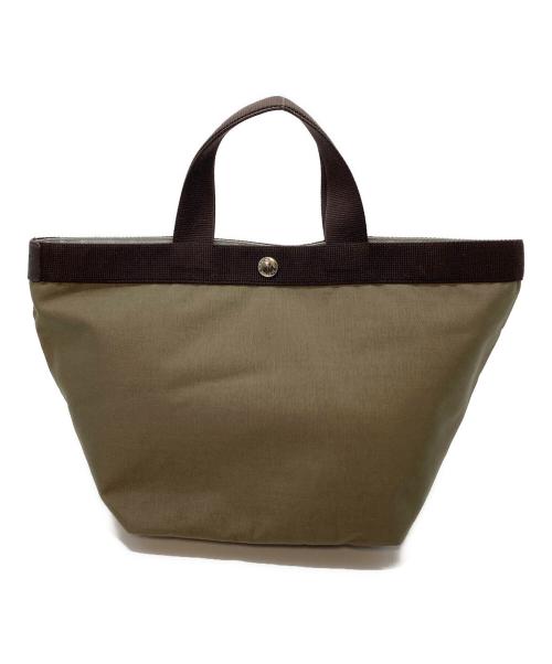 Herve Chapelier（エルベシャプリエ）Herve Chapelier (エルベシャプリエ) 舟形トートM トープ×モカ サイズ:実寸参照の古着・服飾アイテム