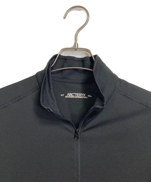 ARC'TERYX（アークテリクス）ARC'TERYX (アークテリクス) ハーフジップカットソー　スポーツ　アウトドア ブラック サイズ:Sの古着・服飾アイテム