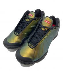 NIKE×SUPREME（ナイキ×シュプリーム）の古着「AIR ZOOM COURTPOSITE SP METALLIC GOLD  エアズーム コートポジット "メタリックゴールド"  スニーカー」｜ブラック