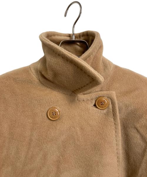 MaxMara（マックスマーラ）MaxMara (マックスマーラ) チェスターコートカシミヤウールダブルミドルコート　アウター　イタリア製 ブラウン サイズ:38の古着・服飾アイテム