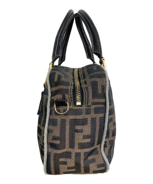 FENDI（フェンディ）FENDI (フェンディ) ハンドバッグ　ズッカ　ミニバッグ　イタリア製 ブラウン サイズ:実寸参照の古着・服飾アイテム