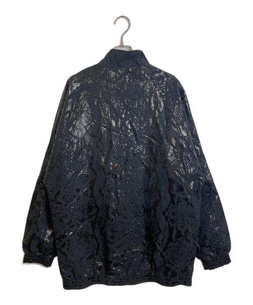 REEBOK（リーボック）REEBOK (リーボック) BALL OFF COURT WARM UP JACKET ナイロンジャケット　ラグランジャケット ブラック サイズ:Sの古着・服飾アイテム