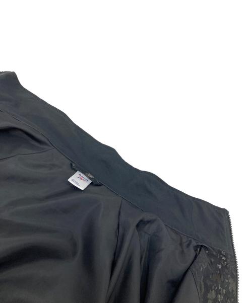 REEBOK（リーボック）REEBOK (リーボック) BALL OFF COURT WARM UP JACKET ナイロンジャケット　ラグランジャケット ブラック サイズ:Sの古着・服飾アイテム