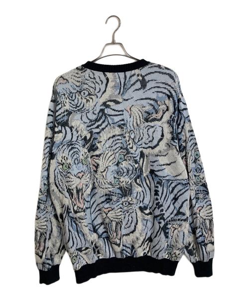 WACKO MARIA（ワコマリア）WACKO MARIA (ワコマリア) TIM LEHI (ティム リーハイ) Jacquard Pullover Knit ジャガードニット スカイブルー サイズ:XLの古着・服飾アイテム