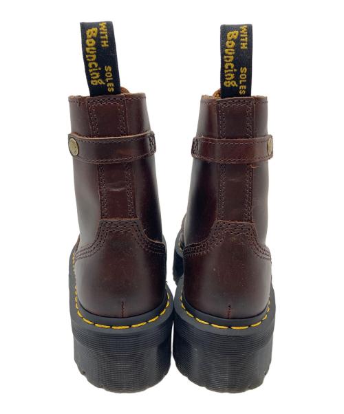 Dr.Martens（ドクターマーチン）Dr.Martens (ドクターマーチン) JETTA ジップブーツ　厚底ブーツ　ブーツ　ショートブーツ ブラウン サイズ:US7の古着・服飾アイテム