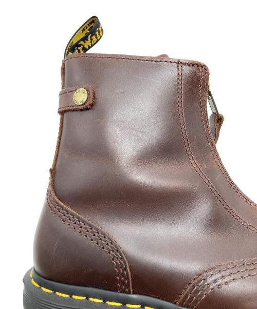 Dr.Martens（ドクターマーチン）Dr.Martens (ドクターマーチン) JETTA ジップブーツ　厚底ブーツ　ブーツ　ショートブーツ ブラウン サイズ:US7の古着・服飾アイテム