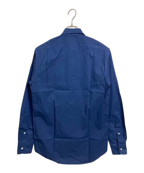 RALPH LAUREN Purple Label（ラルフ ローレン パープル レーベル）RALPH LAUREN Purple Label (ラルフ ローレン パープル レーベル) 長袖シャツ　コットンシャツ　イタリア製 ネイビー サイズ:14.5の古着・服飾アイテム