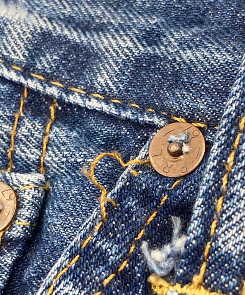 POLO RALPH LAUREN（ポロ・ラルフローレン）POLO RALPH LAUREN (ポロ・ラルフローレン) グラフィックデニムパンツ ブルー サイズ:W29の古着・服飾アイテム