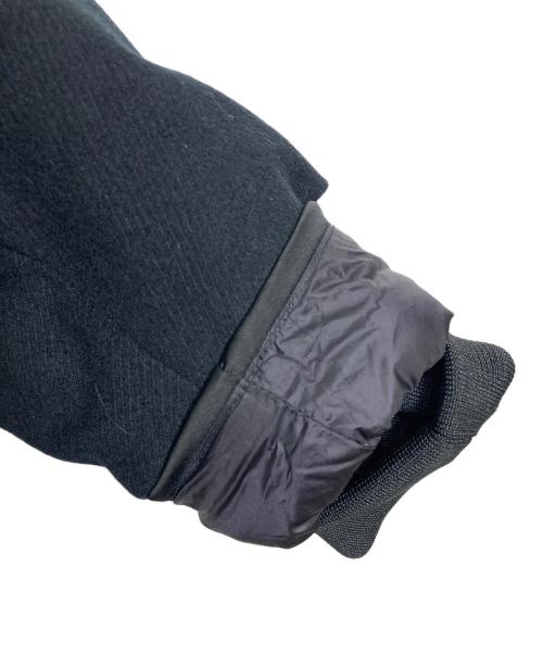 DUNO（デュノ）duno (デュノ) ダウンコート　ロングコート　アウター　ダブルジップ ブラック サイズ:40の古着・服飾アイテム