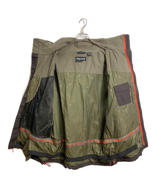 MARMOT（マーモット）MARMOT (マーモット) GORE-TEX マウンテンパーカー　アウター　スポーツ　アウトドア オリーブ×オレンジ サイズ:XLの古着・服飾アイテム