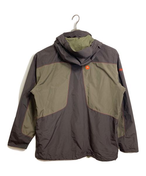 MARMOT（マーモット）MARMOT (マーモット) GORE-TEX マウンテンパーカー　アウター　スポーツ　アウトドア オリーブ×オレンジ サイズ:XLの古着・服飾アイテム