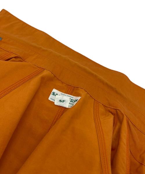 SASSAFRAS（ササフラス）SASSAFRAS (ササフラス) FALL LEAF COAT フォールリーフコート 60/40クロス オレンジ サイズ:Lの古着・服飾アイテム