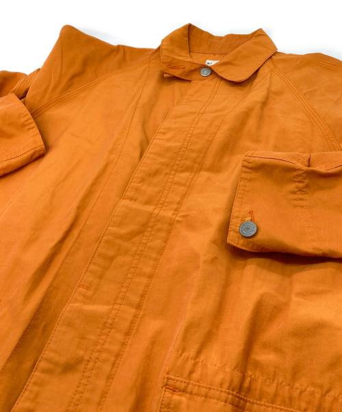 SASSAFRAS（ササフラス）SASSAFRAS (ササフラス) FALL LEAF COAT フォールリーフコート 60/40クロス オレンジ サイズ:Lの古着・服飾アイテム
