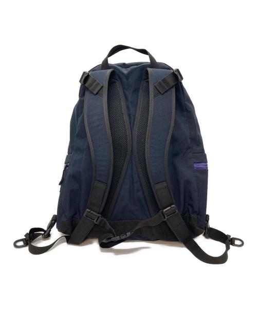 BAGJACK（バッグジャック）BAGJACK (バッグジャック) DAY PACK デイパック　リュック　バックパック　ドイツ製 ネイビー×パープル サイズ:実寸参照の古着・服飾アイテム