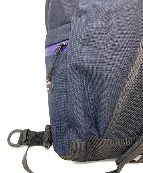 BAGJACK（バッグジャック）BAGJACK (バッグジャック) DAY PACK デイパック　リュック　バックパック　ドイツ製 ネイビー×パープル サイズ:実寸参照の古着・服飾アイテム