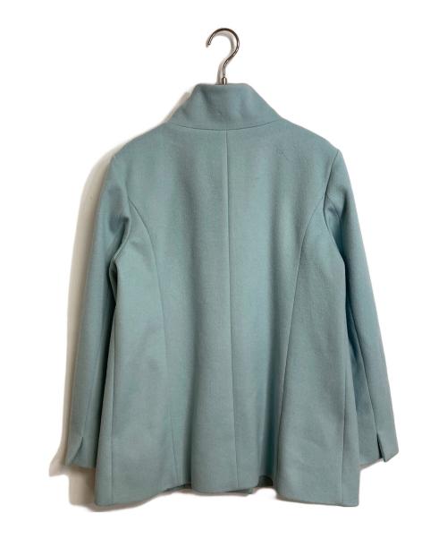 ReFLEcT（リフレクト）Reflect (リフレクト) スタンドネックミドルコート ブルー サイズ:S 未使用品の古着・服飾アイテム