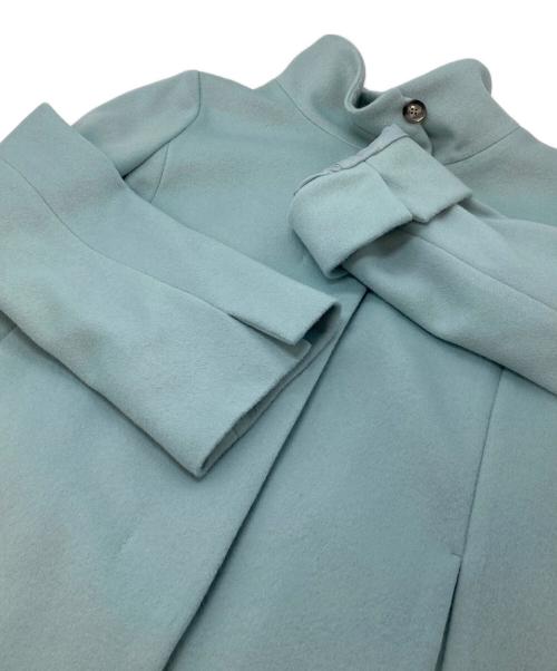 ReFLEcT（リフレクト）Reflect (リフレクト) スタンドネックミドルコート ブルー サイズ:S 未使用品の古着・服飾アイテム