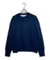 TICCA（ティッカ）の古着「ヤククルーネックプルオーバー　DRESSTERIOR取扱」｜ネイビー