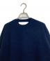 TICCA (ティッカ) ヤククルーネックプルオーバー　DRESSTERIOR取扱 ネイビー サイズ:FREE 未使用品：13000円
