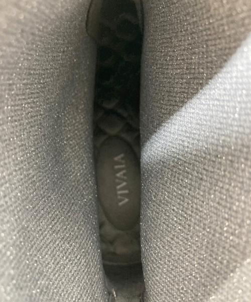 VIVAIA（ビバイア）vivaia (ビバイア) ポインテッドトゥ 撥水加工 アンクル ヒールブーツ　ショートブーツ グレー サイズ:40の古着・服飾アイテム