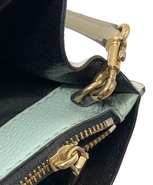 MARC JACOBS（マークジェイコブズ）MARC JACOBS (マークジェイコブズ) ショルダーバッグハンドバッグ　カーフレザーバッグ　2WAY ブルー×グリーン サイズ:実寸参照の古着・服飾アイテム