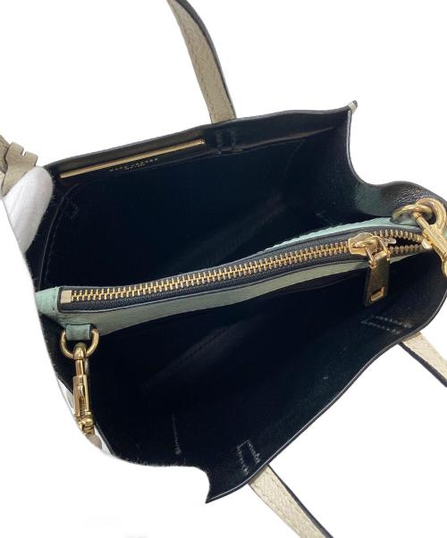 MARC JACOBS（マークジェイコブズ）MARC JACOBS (マークジェイコブズ) ショルダーバッグハンドバッグ　カーフレザーバッグ　2WAY ブルー×グリーン サイズ:実寸参照の古着・服飾アイテム