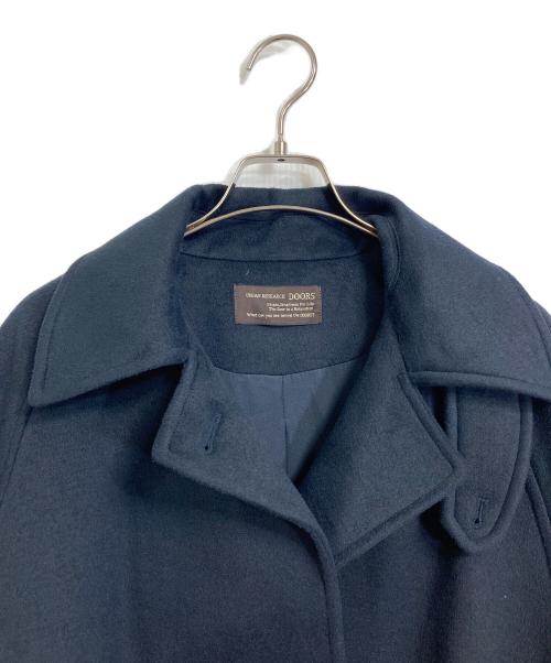 URBAN RESEARCH DOORS（アーバンリサーチドアーズ）URBAN RESEARCH DOORS (アーバンリサーチドアーズ) 『UR TECH』ミドル丈コート　アウター ネイビー サイズ:Mの古着・服飾アイテム