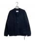 STUDIOUS（ステュディオス）の古着「MOHAIR DOUBLE KNIT CARDIGAN モヘア混カーディガン」｜ブラック