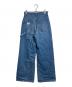 Sea Room Lynn (シールームリン) ペインターbaggy denimパンツ　デニムパンツ ブルー サイズ:24：5000円