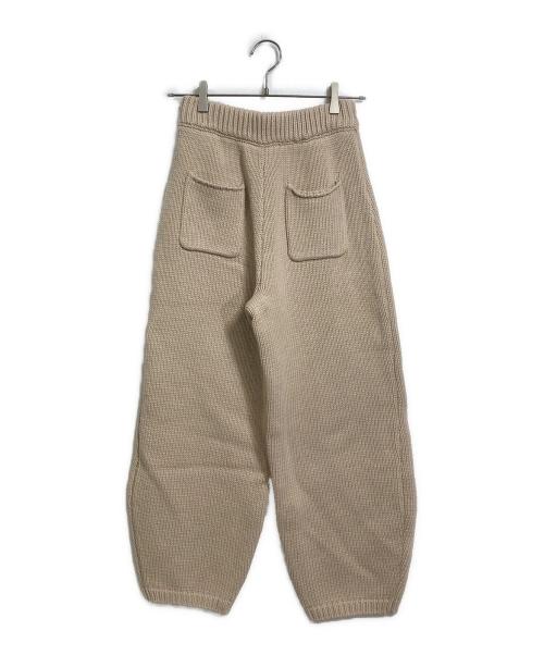 Sea Room lynn（シールームリン）Sea Room lynn (シールームリン) Heavyコットンボリュームニットパンツ　シールームニットパンツ ベージュ サイズ:S 未使用品の古着・服飾アイテム