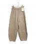 Sea Room lynn（シールームリン）の古着「Heavyコットンボリュームニットパンツ　シールームニットパンツ」｜ベージュ