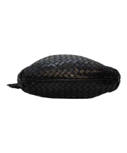 BOTTEGA VENETA（ボッテガベネタ）BOTTEGA VENETA (ボッテガベネタ) イントレチャートショルダーバッグ　レザーバッグ　旧タグ ブラック サイズ:実寸参照の古着・服飾アイテム