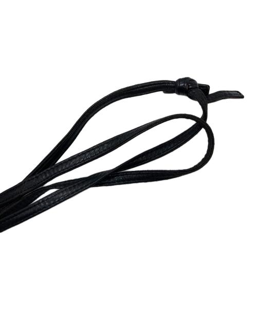 BOTTEGA VENETA（ボッテガベネタ）BOTTEGA VENETA (ボッテガベネタ) イントレチャートショルダーバッグ　レザーバッグ　旧タグ ブラック サイズ:実寸参照の古着・服飾アイテム