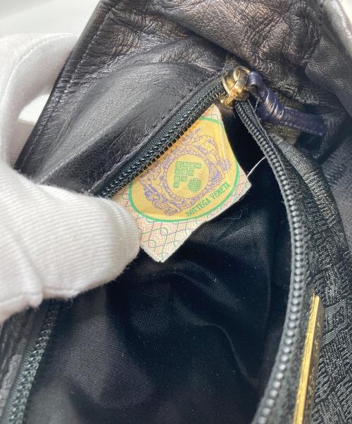 BOTTEGA VENETA（ボッテガベネタ）BOTTEGA VENETA (ボッテガベネタ) イントレチャートレザーミニリュック　旧タグ ブラック サイズ:実寸参照の古着・服飾アイテム