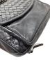 中古・古着 BOTTEGA VENETA (ボッテガベネタ) イントレチャートレザーミニリュック　旧タグ ブラック サイズ:実寸参照：20000円