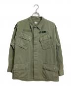 RICHARD WYNN ENTRPRIESリチャードウィンエンタープライズ）の古着「【古着】70’S ジャングルファティーグジャケット　７０年代　コットンジャケット」｜オリーブ