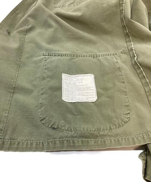 RICHARD WYNN ENTRPRIES（リチャードウィンエンタープライズ）RICHARD WYNN ENTRPRIES (リチャードウィンエンタープライズ) 【古着】70’S ジャングルファティーグジャケット　７０年代　コットンジャケット オリーブ サイズ:Mの古着・服飾アイテム