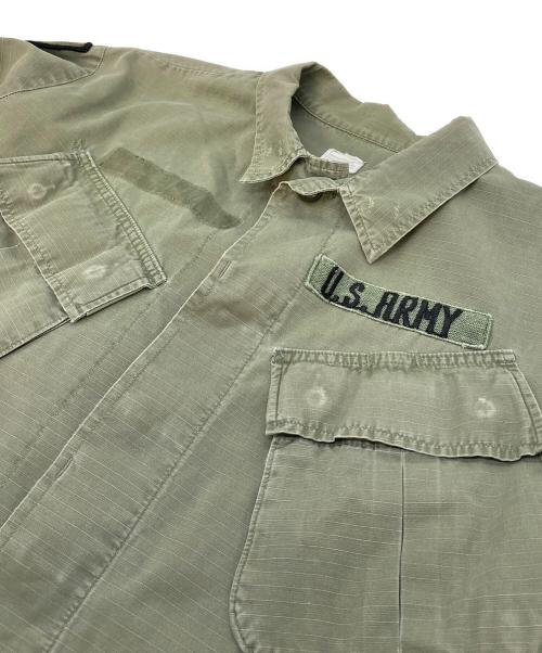 RICHARD WYNN ENTRPRIES（リチャードウィンエンタープライズ）RICHARD WYNN ENTRPRIES (リチャードウィンエンタープライズ) 【古着】70’S ジャングルファティーグジャケット　７０年代　コットンジャケット オリーブ サイズ:Mの古着・服飾アイテム