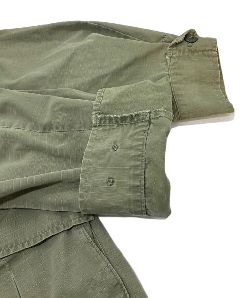 RICHARD WYNN ENTRPRIES（リチャードウィンエンタープライズ）RICHARD WYNN ENTRPRIES (リチャードウィンエンタープライズ) 【古着】70’S ジャングルファティーグジャケット　７０年代　コットンジャケット オリーブ サイズ:Mの古着・服飾アイテム